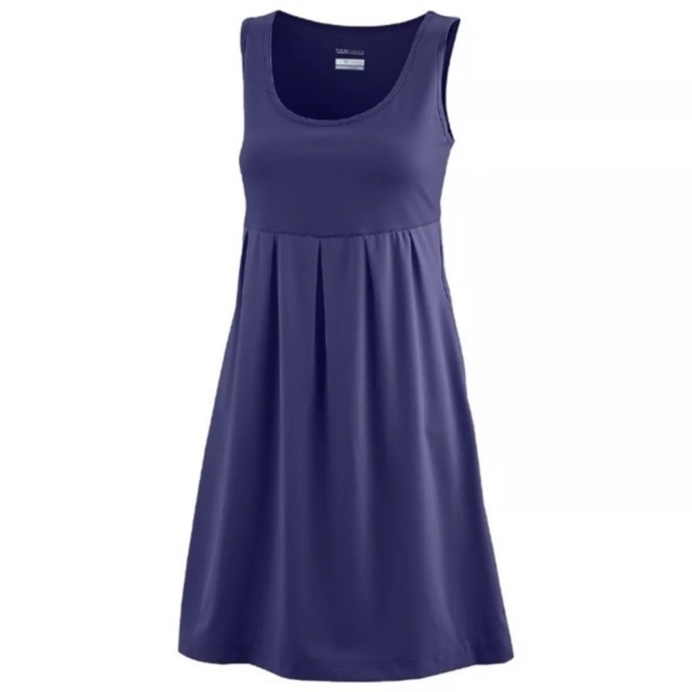 Columbia Purple Omni Shade Sleeveless Dress Athletic Athleisure Sleeveless XS